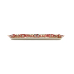 Spode Pimpernel Strawberry Thief Red Melamine Sandwich Tray