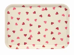 Emma Bridgewater Pink Hearts Rectangular Birch Tray
