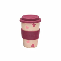 Emma Bridgewater Pink Hearts Rice Husk Travel Cup