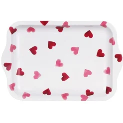 Emma Bridgewater Pink Hearts Small Tin Tray