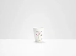 Helen Beard Pink Sweet Pea Beaker