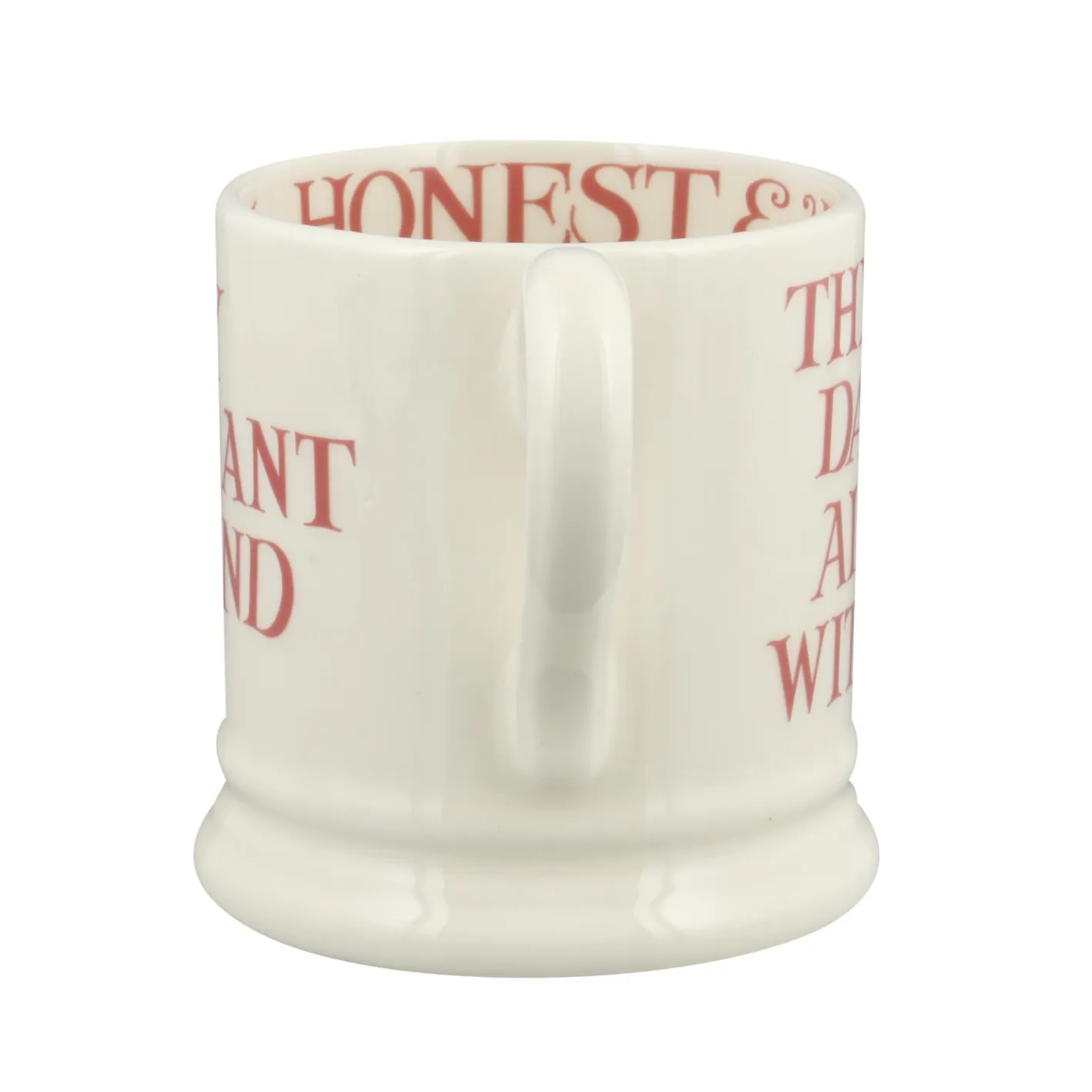 Emma Bridgewater Pink Toast My Brilliant Friend 1/2 Pint Mug
