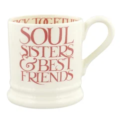 Emma Bridgewater Pink Toast Soul Sisters 1/2 Pint Mug