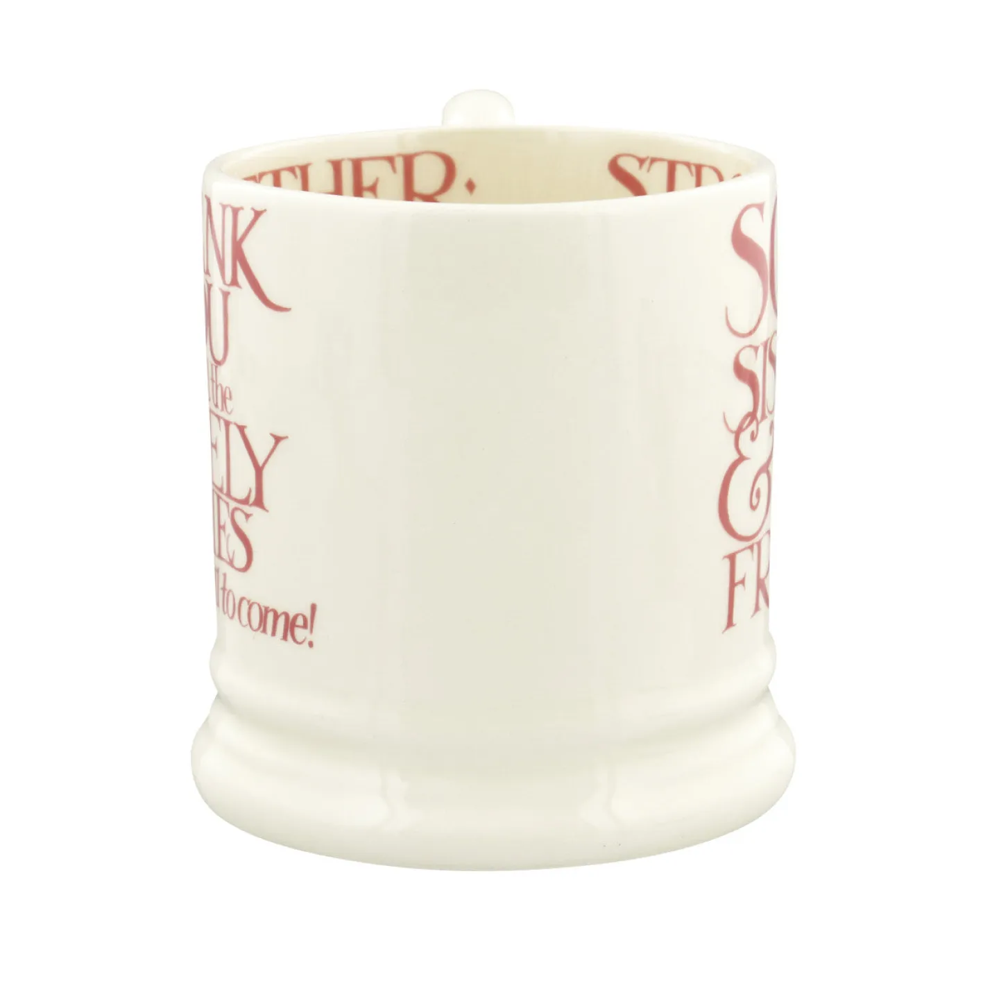 Emma Bridgewater Pink Toast Soul Sisters 1/2 Pint Mug