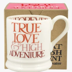 Emma Bridgewater Pink Toast True Love 1/2 Pint Mug Boxed