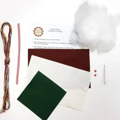 Corinne Lapierre Plum Pudding Wool Mix Felt Craft Kit