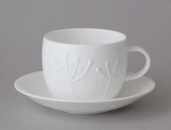 Repeat Repeat Plum Sprig Teacup & Saucer