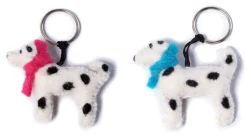 Amica Felt Pogo the Dalmatian - Pink