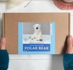 Bergin & Bath Polar Bear Needle Felting Kit