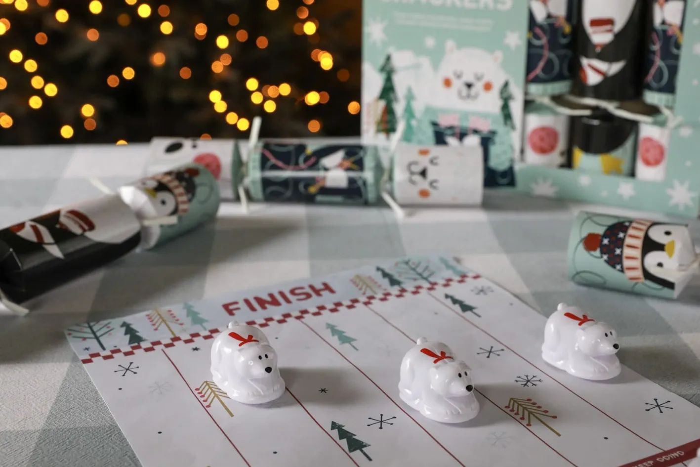 Heart and Soul Polar Racing Chistmas Crackers Box of 6