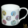 Two Bad Mice Polka Dot Bunny Large Mug