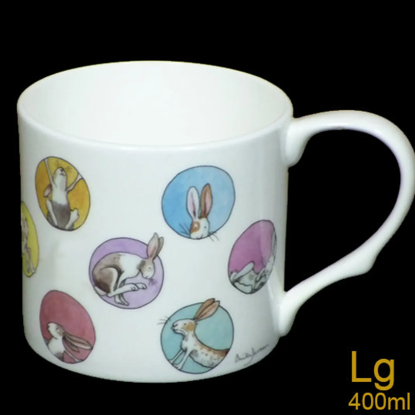 Two Bad Mice Polka Dot Bunny Large Mug