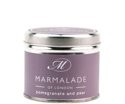 Marmalade of London Pomegranate & Pear Medium Tin Candle