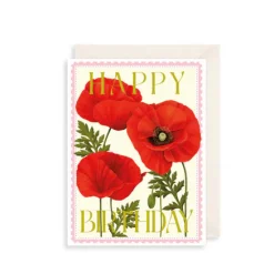 The Art File Poppies Greeting Card