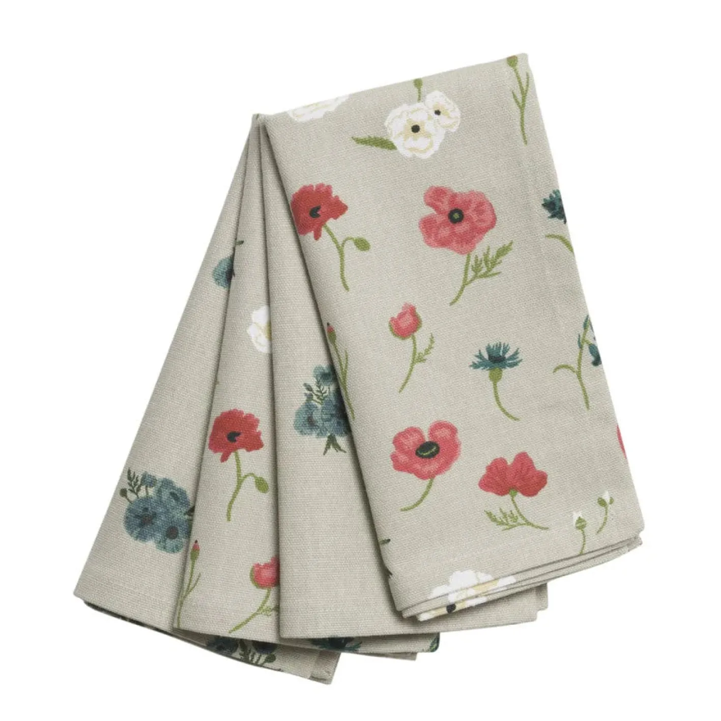 Sophie Allport Poppy Meadow Napkins - Set of 4