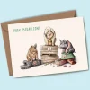 Bewilderbeest Pork Medallions Greetings Card