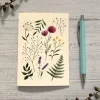 Becky Amelia Pressed Wildflowers Greeting Card