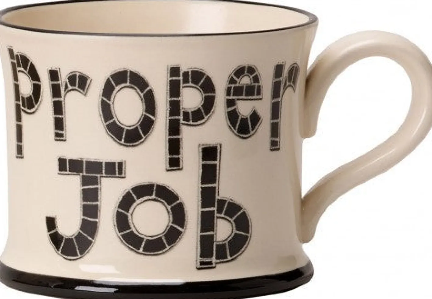 Moorland Pottery Proper Job (Devon) Mug by