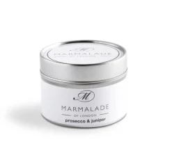 Marmalade of London Prosecco & Juniper Small Tin Candle