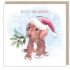 Paper Shed Design Puppy Christmas Card
