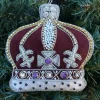 Tinker Tailor Purple Crystal Crown Decoration by London