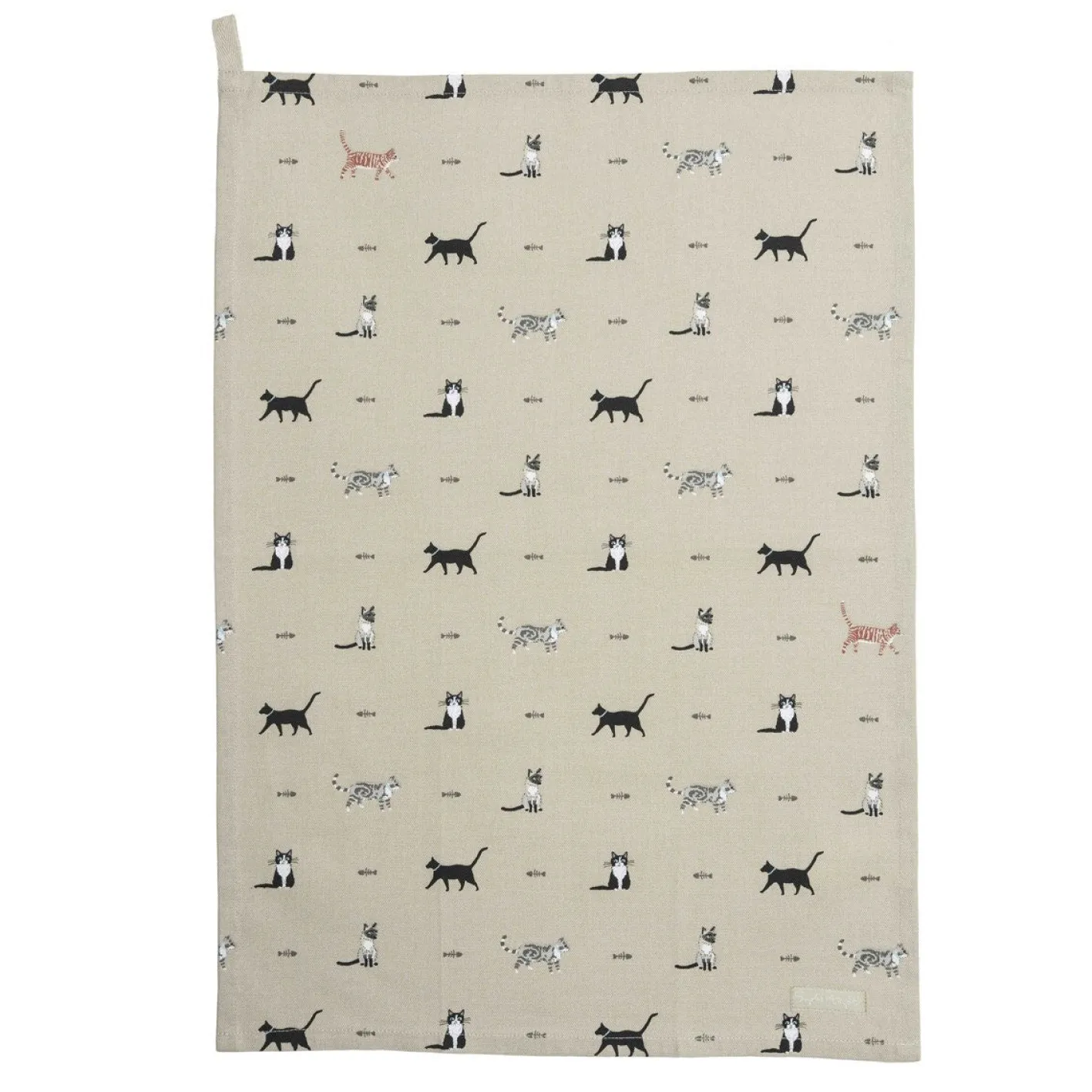 Sophie Allport Purrfect Tea Towel