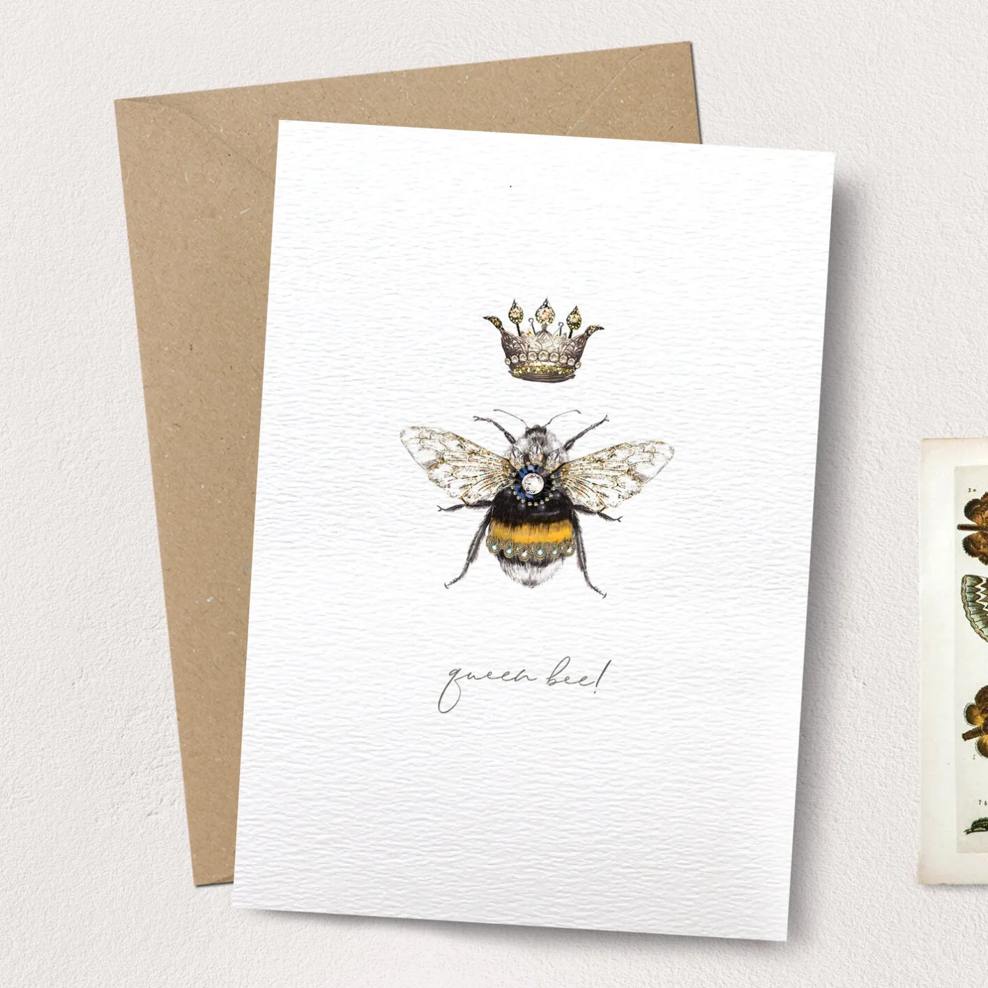 Stephanie Davies Queen Bee Greeting Card