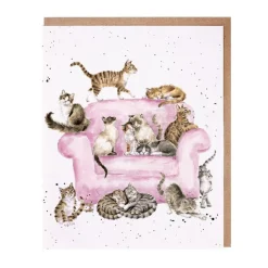 Wrendale Designs "Cattitude" Cat Greetings Card
