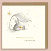 Ginger Betty Rabbit & Mouse Greeting Card