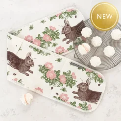 Thornback & Peel Rabbit & Rose Double Oven Glove