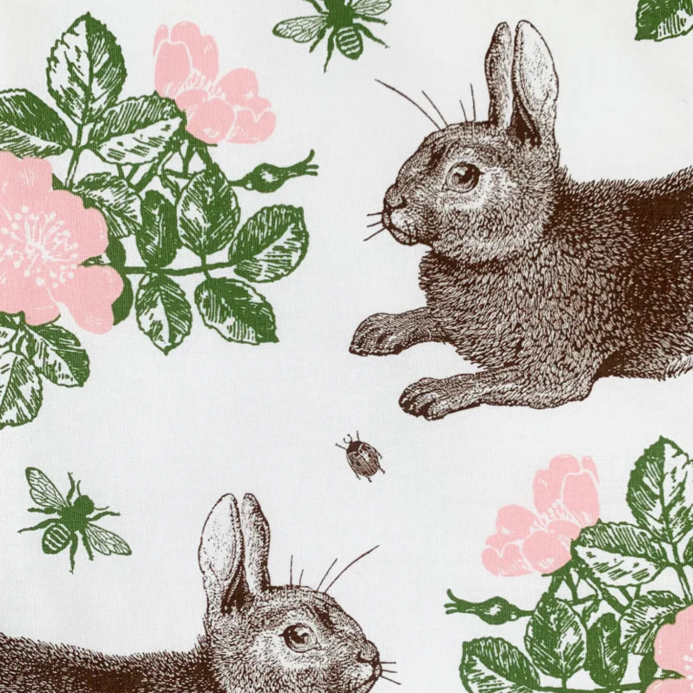 Thornback & Peel Rabbit & Rose Double Oven Glove