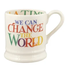 Emma Bridgewater Rainbow Toast Change The World  1/2 Pint Mug