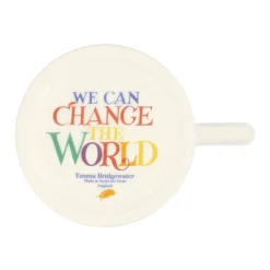 Emma Bridgewater Rainbow Toast Change The World  1/2 Pint Mug