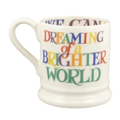 Emma Bridgewater Rainbow Toast Kindness & A Fair World 1/2 Pint Mug