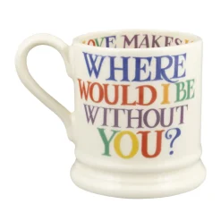 Emma Bridgewater Rainbow Toast Without You 1/2 Pint Mug