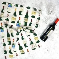 Corinne Alexander Red Bordeaux Tea Towel by