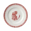 Burleigh Red Calico Cat 7in Small Plate