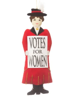 St. Nicolas Red Suffragette Decoration