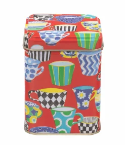Elite Tins Red Teacup Mini Tea Tin