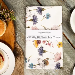 Toasted Crumpet Regency Gardens (Pure) Tea Towel
