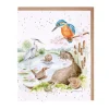 Wrendale Designs 'Riverbank' Otter Greetings Card
