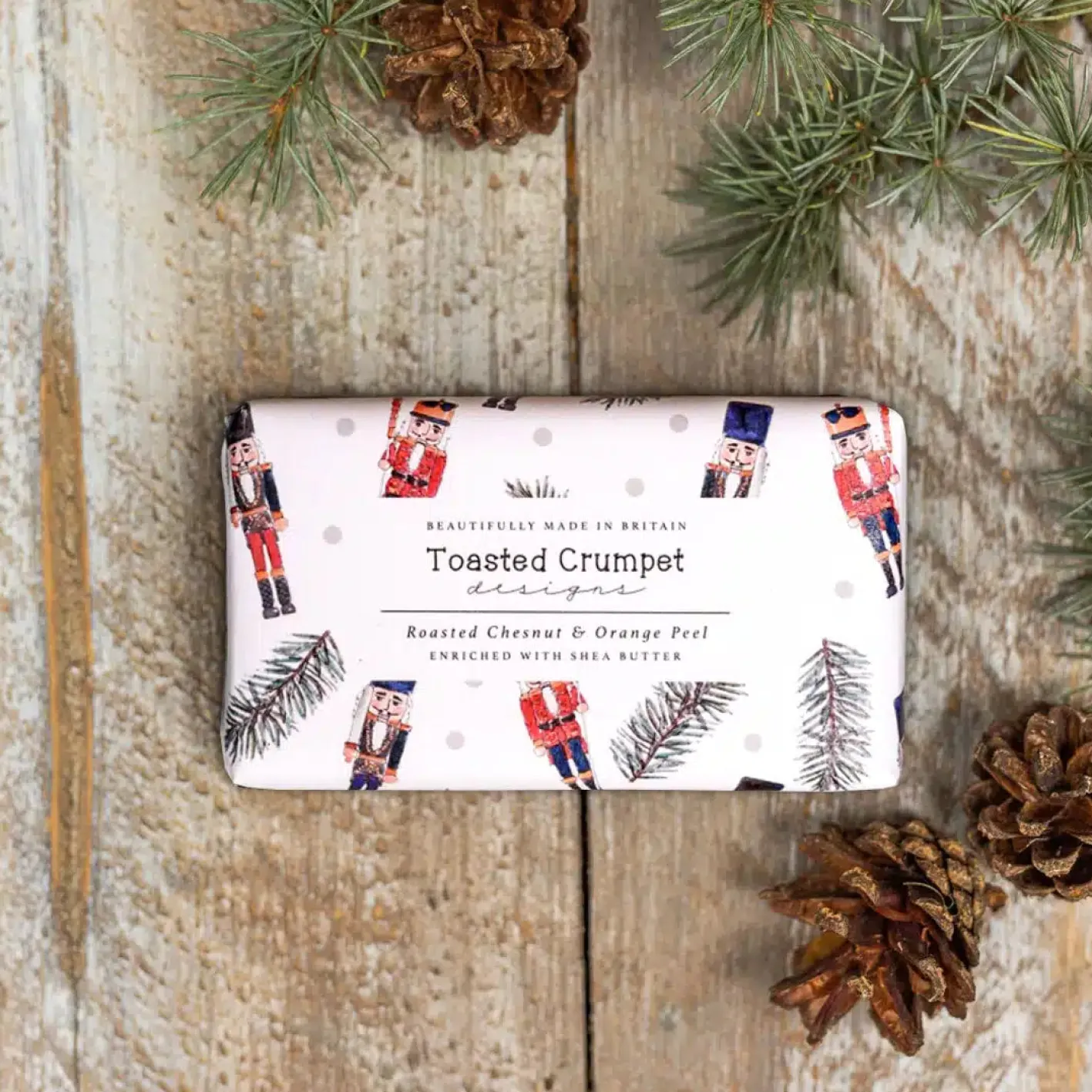 Toasted Crumpet Roasted Chestnut & Orange Peel Soap Bar 190g