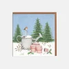 Lottie Murphy Robin & Watering Can Christmas Card