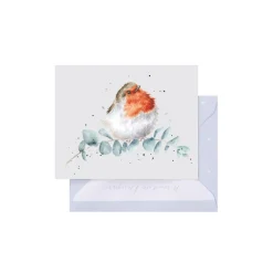 Wrendale Designs 'Robin and Eucalyptus' Gift Enclosure Card