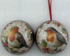Elite Tins Robin Nostalgia Bauble