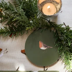 Sophie Allport Robin Round Coasters- Set of 4