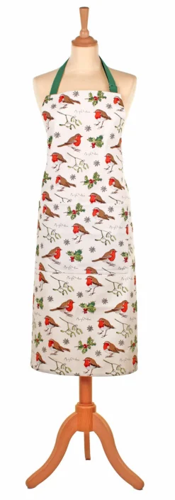 Ulster Weavers Robins & Holly Cotton Apron