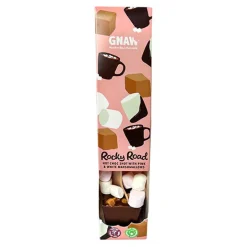 Gnaw Chocolate Rocky Road Hot Choc Shot with Pink & White Marshmallows