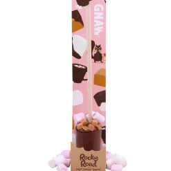 Gnaw Chocolate Rocky Road Hot Choc Shot with Pink & White Marshmallows