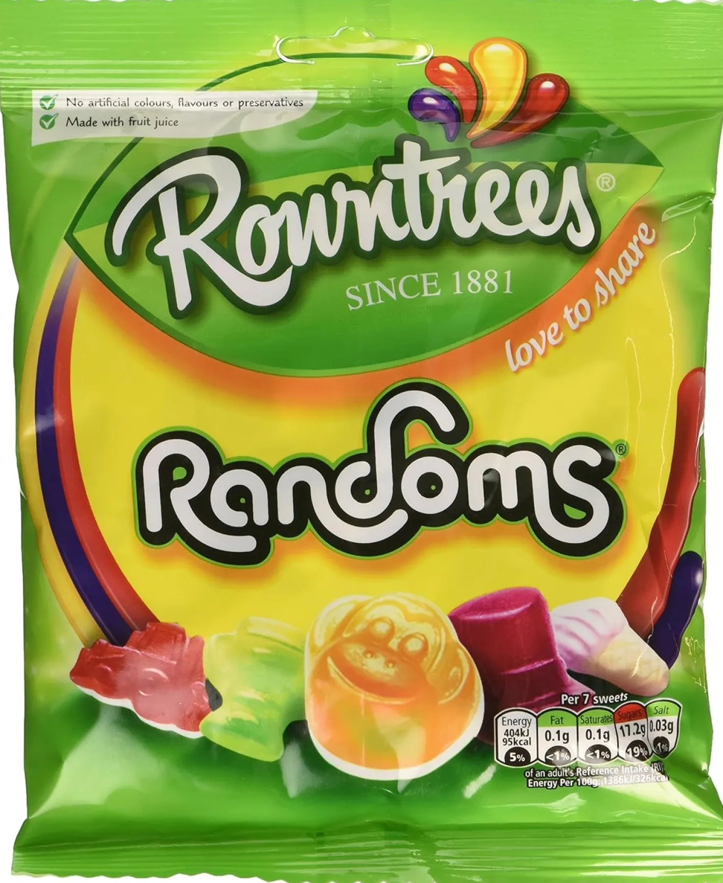 Tea & Biscuits Rowntrees Randoms 150g